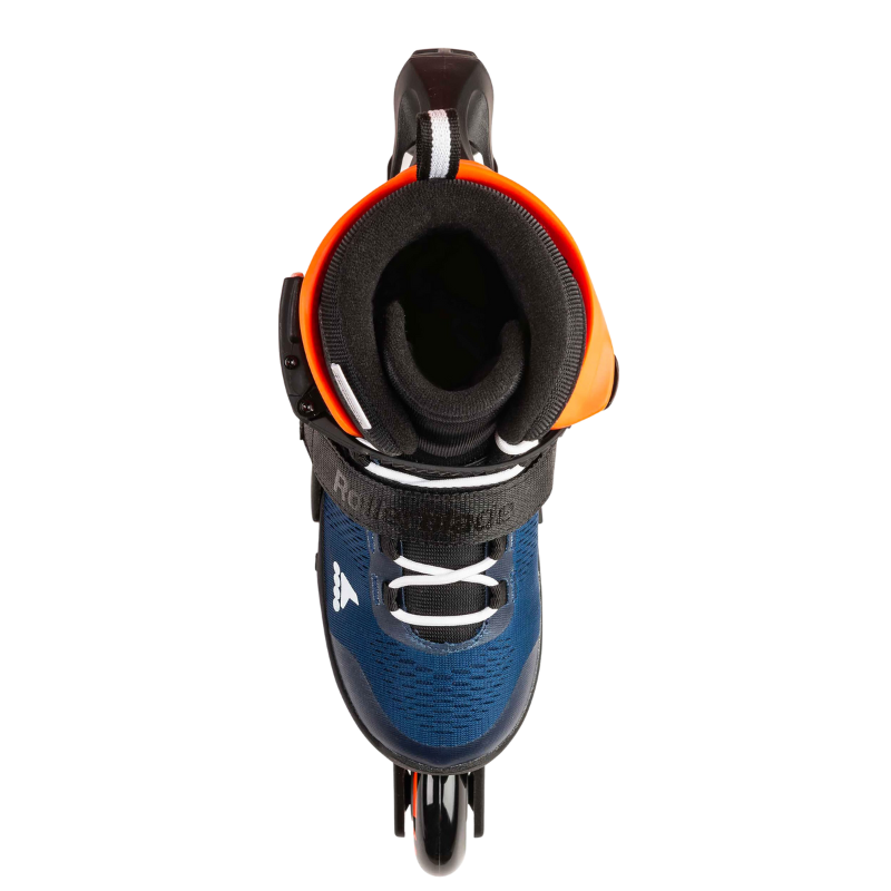 Rollerblade Inline Skates Rollerblade Microblade Inline Skate Junior Midnight Blue Orange Size 210 230