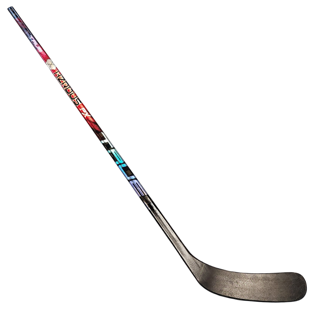 True HZRDUS PX Pro Stock Hockey Stick Team Austria Alexander Schluep 64" side diagonal with blade pointing right