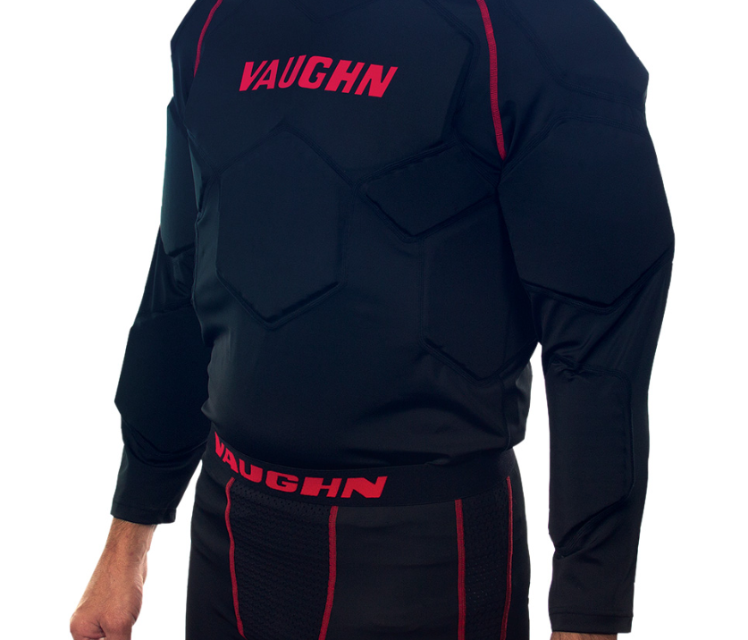 Vaughn Velocity V10 Padded Goalie Compression Shirt