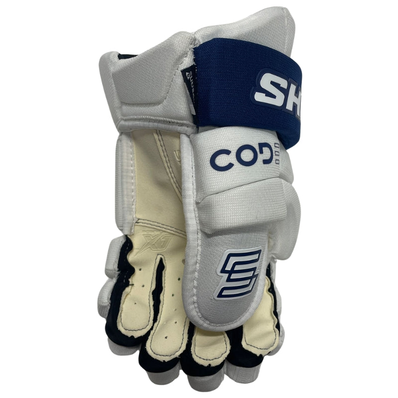 Sherwood Code Encrypt Pro Hockey Gloves TBL SS Senior front (palm) of left glove