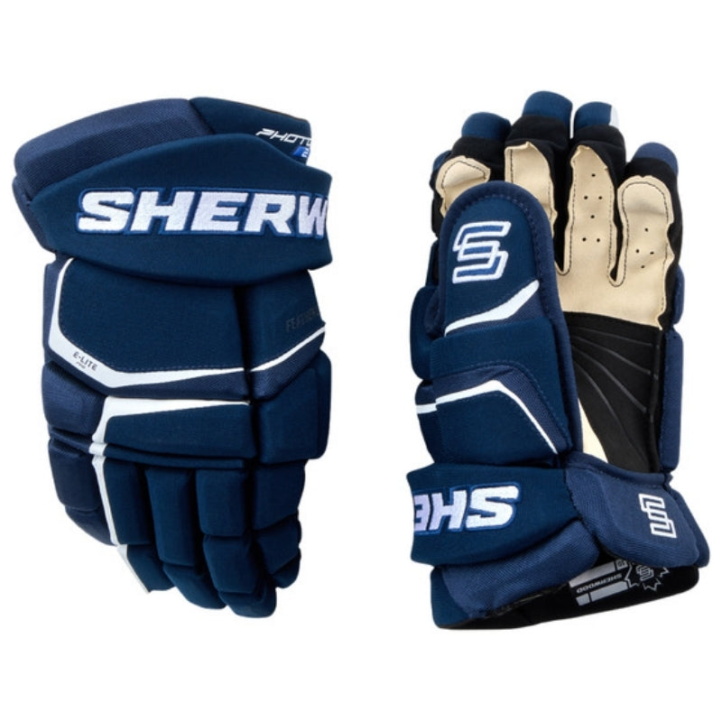 Sherwood Hockey Protective Gear Sherwood Code Photon 2 Hockey Gloves Senior Navy