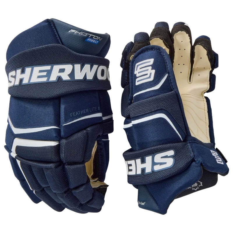 Sherwood Hockey Protective Gear Sherwood Code Photon Pro Hockey Gloves Senior Navy
