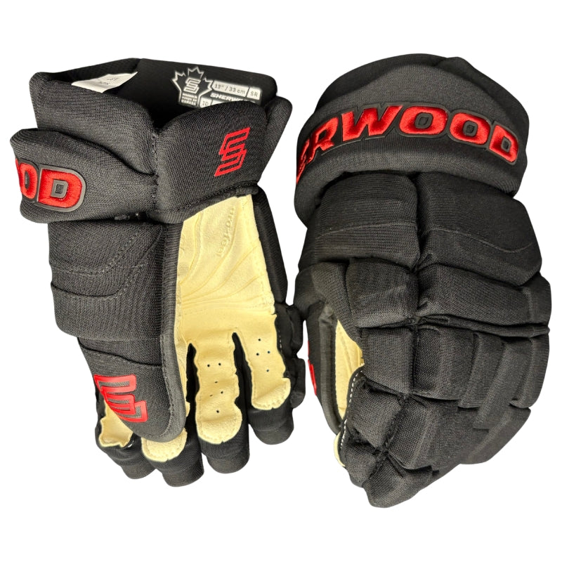 Sherwood Hockey Protective Gear Sherwood HG Code Proton 1 Hockey Gloves CARSS Senior Size 13 14 15 inch