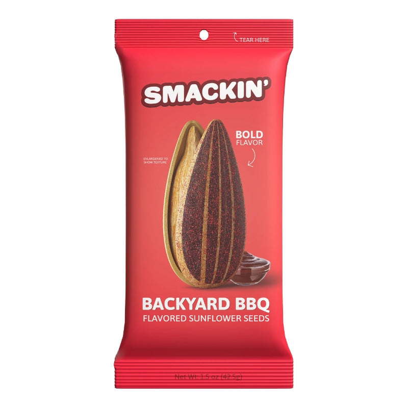 Smackin Snacks Smackin Flavoured Sunflower Seeds Pack Backyard BBQ