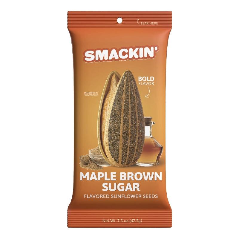 Smackin Snacks Smackin Flavoured Sunflower Seeds Pack Male Brown Sugar