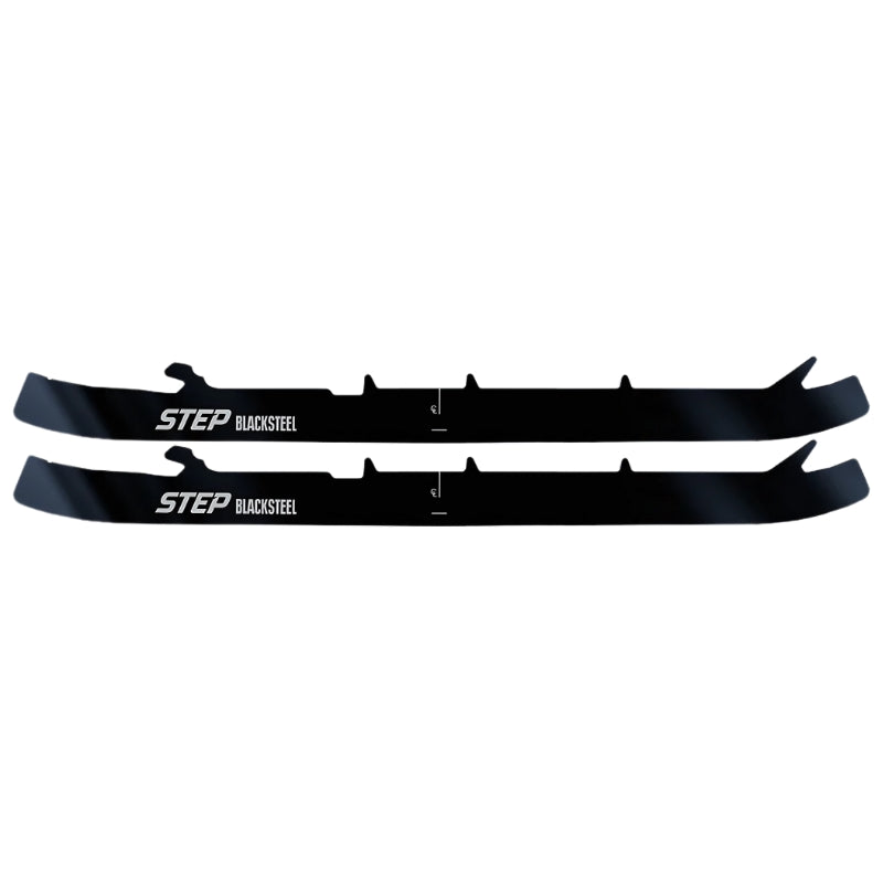 Step Ice Skate Blades Step Steel LS3 Edge Carbon Goalie Skate Replacement Steel STGOALEDGEFAT BLACK