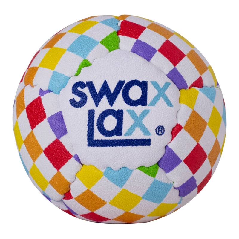 Swax Lacrosse Accessories Swax Lax Soft Weighted Lacrosse Training Ball SW-12 Rainbow Check