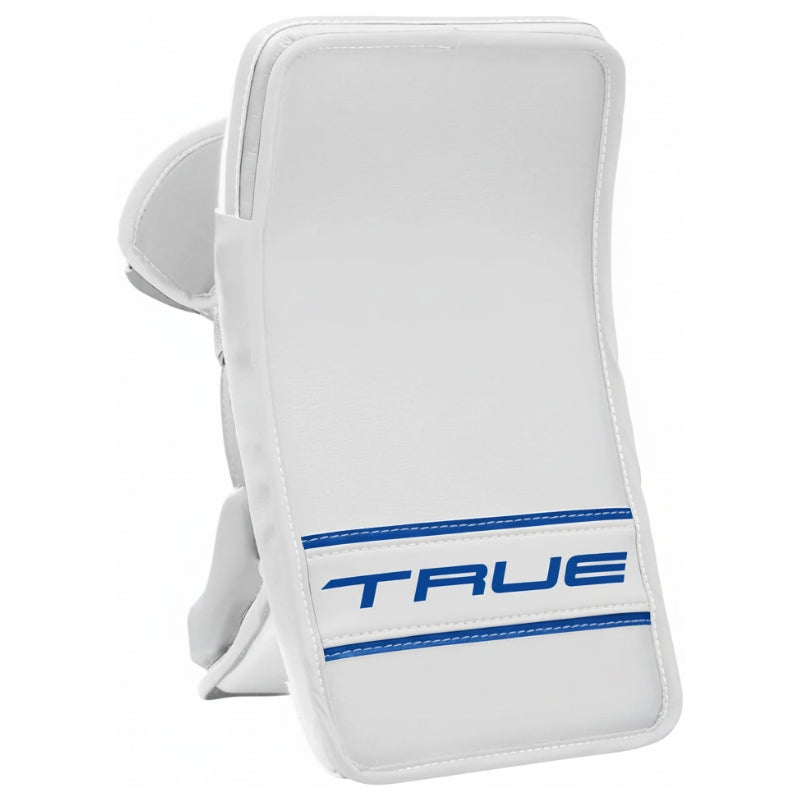 TRUE Goalie Protective Gear TRUE Catalyst L87 Goalie Blocker Senior 2025 White Royal