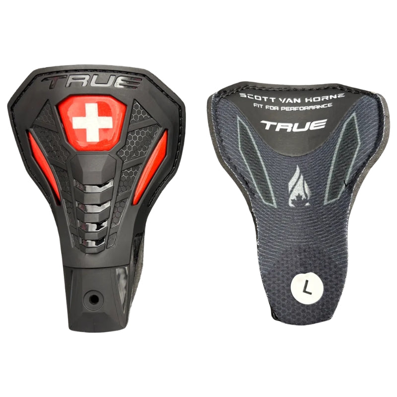 TRUE Hockey Accessories TRUE SVH X5 Custom Senior Tendon Guard Replacement Pair Black Switzerland