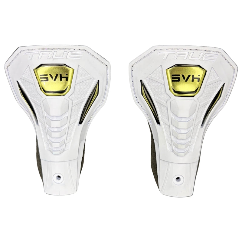 TRUE Hockey Accessories TRUE SVH X5 Custom Senior Tendon Guard Replacement Pair White Gold