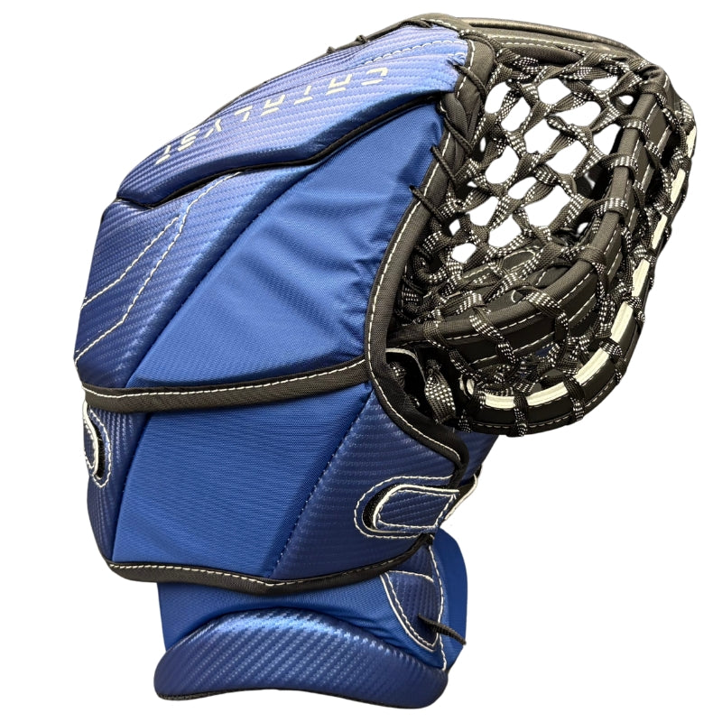 TRUE Hockey Goalie Protective Gear TRUE Catalyst Nitro Pro Custom Hockey Goalie Catcher Black Royal