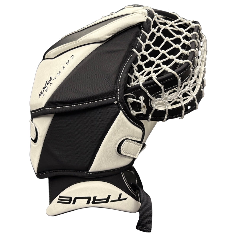 TRUE Hockey Goalie Protective Gear TRUE Catalyst PX5 Custom Hockey Goalie Catcher Black White