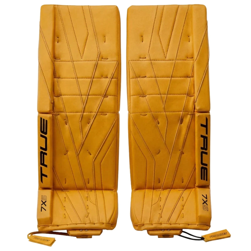 TRUE Hockey Protective Gear TRUE Catalyst 7X6 Goalie Leg Pads Intermediate 2026 Fleury Yellow