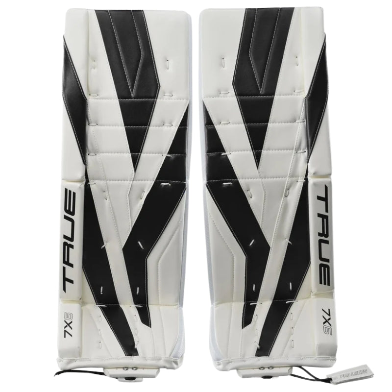 TRUE Hockey Protective Gear TRUE Catalyst 7X6 Goalie Leg Pads Intermediate 2026 White Black