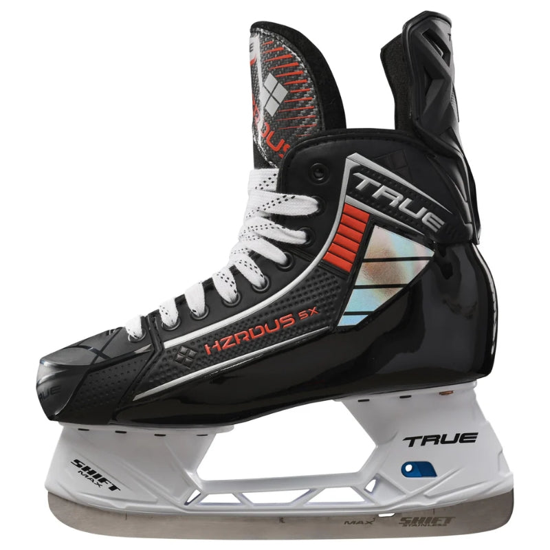 TRUE Hockey Skates TRUE HZRDUS 5X Senior Black Orange side facing left