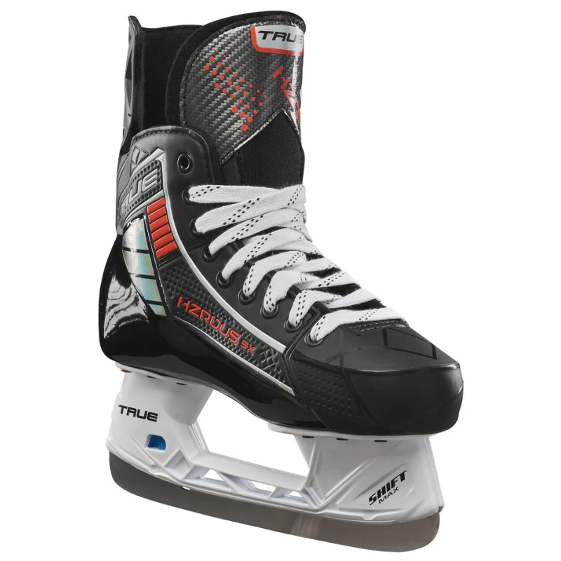 TRUE Hockey Skates TRUE HZRDUS 5X Senior Black Orange side front facing right