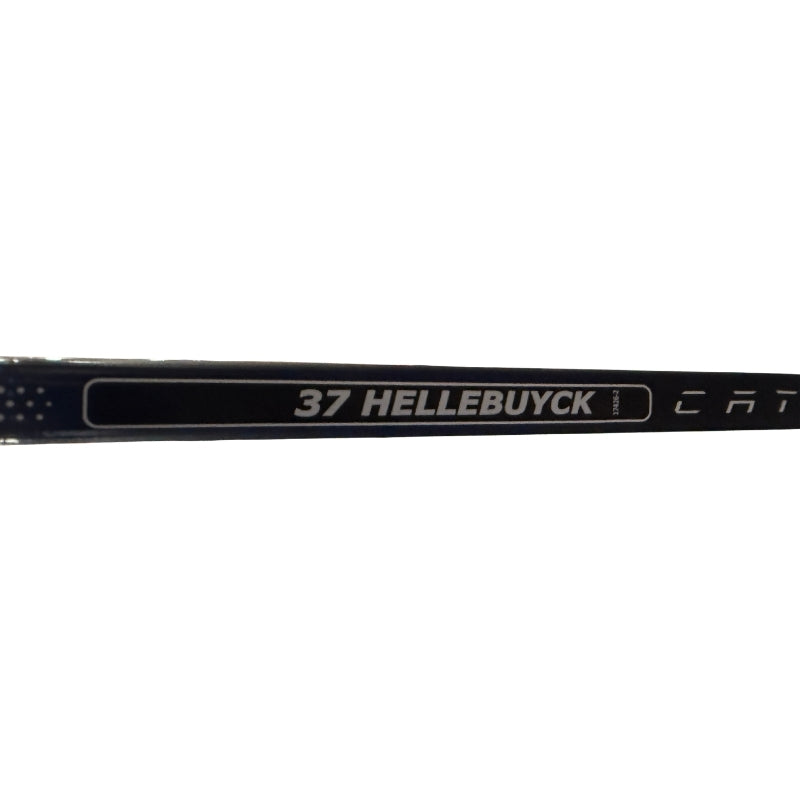 TRUE Hockey Sticks TRUE Catalyst 9X3 Pro Stock Goalie Stick CONNOR HELLEBUYCK Tag