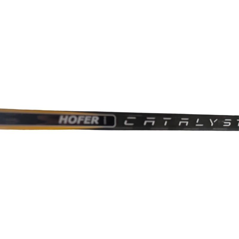 TRUE Hockey Sticks TRUE Catalyst 9X3 Pro Stock Goalie Stick JOEL HOFER Tag