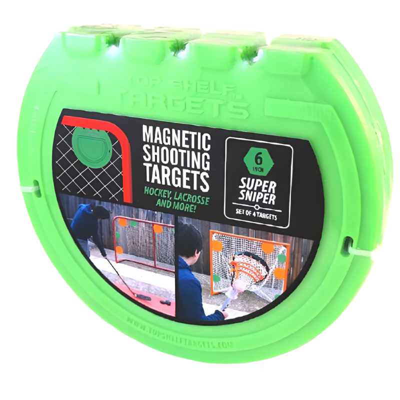 Top Shelf Hockey Training Top Shelf 6 inch Green Magnetic Targets 4 Pack