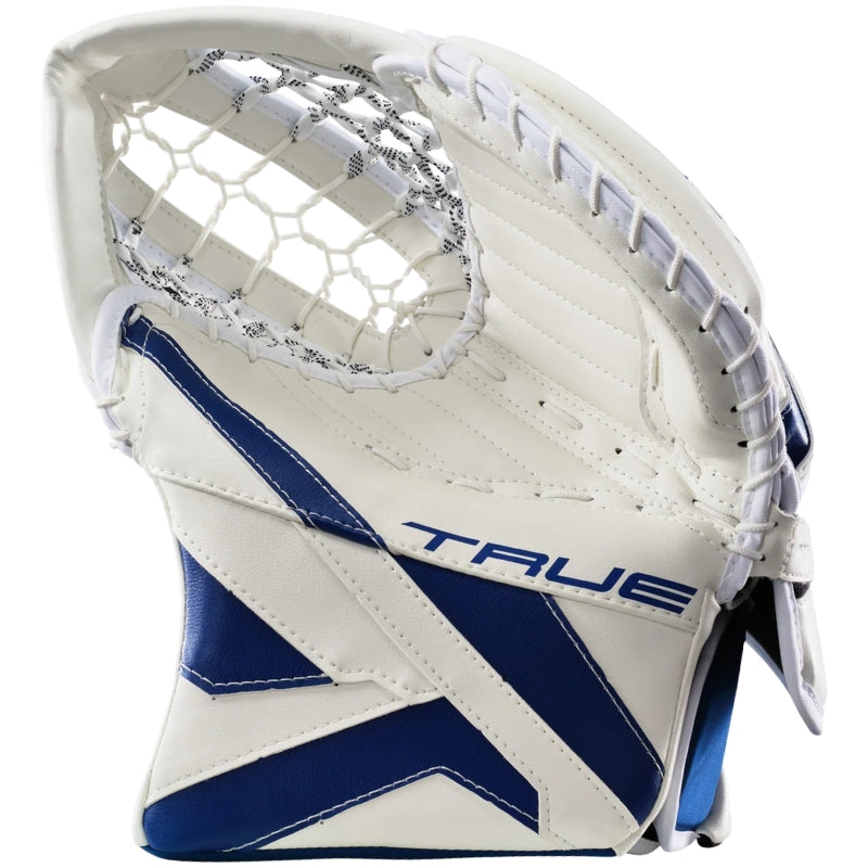 True Hockey Goalie Catchers True Catalyst 7X6 (2026) Intermediate (White/Royal)