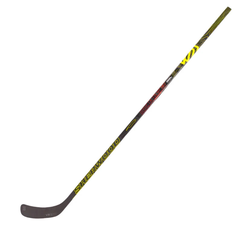 Sherwood Rekker Legend Pro Hockey Stick Youth 2023 side diagonal with blade pointing left
