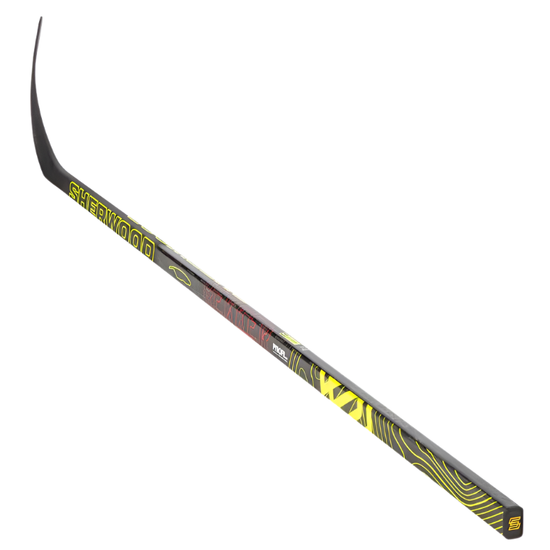 Sherwood Rekker Legend Pro Hockey Stick Youth 2023 angled diagonal with blade pointing up