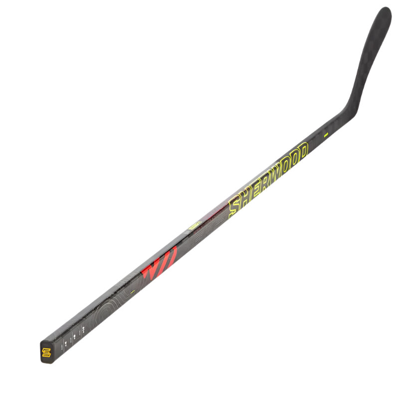 Sherwood Rekker Legend Pro Hockey Stick Youth 2023 angled diagonal with blade pointing to the upper right