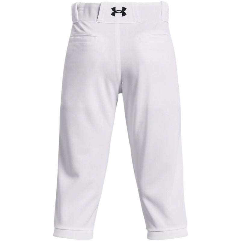 Under Armour Baseball Knicker Pants Under Armour Boys Youth white back