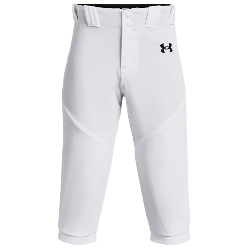 Under Armour Baseball Knicker Pants Under Armour Boys Youth white front