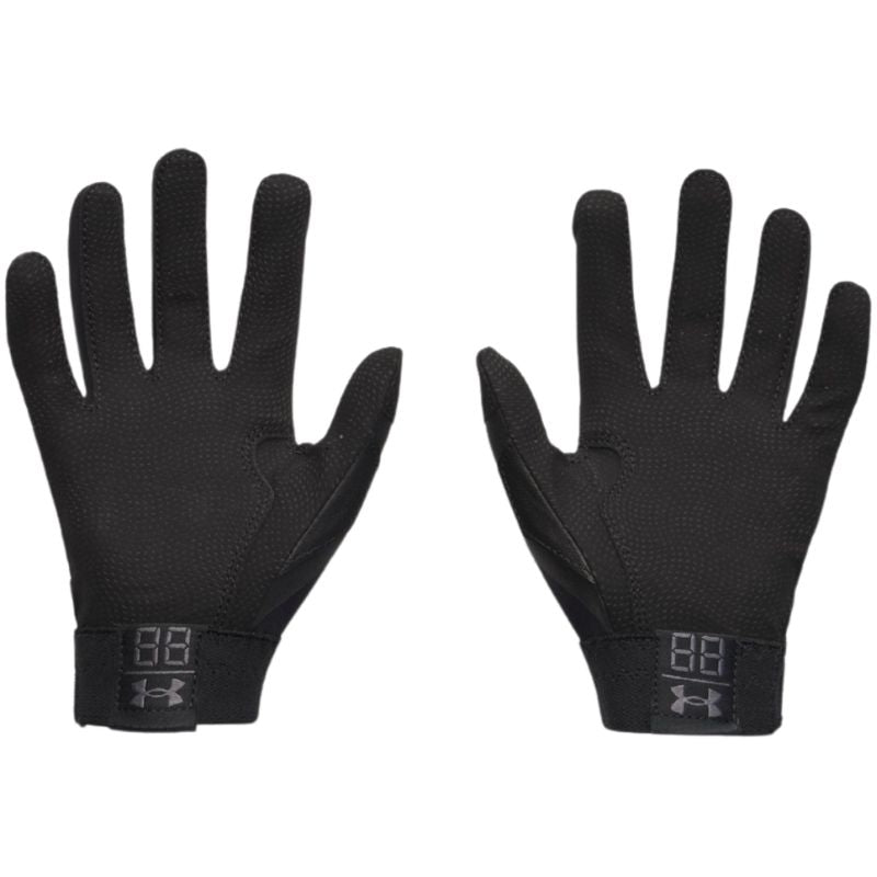 Under Armour (UA) Baseball Batting Gloves Under Armour (UA) Clean Up T-Ball Boys Black/Gun Metal palm 6000257