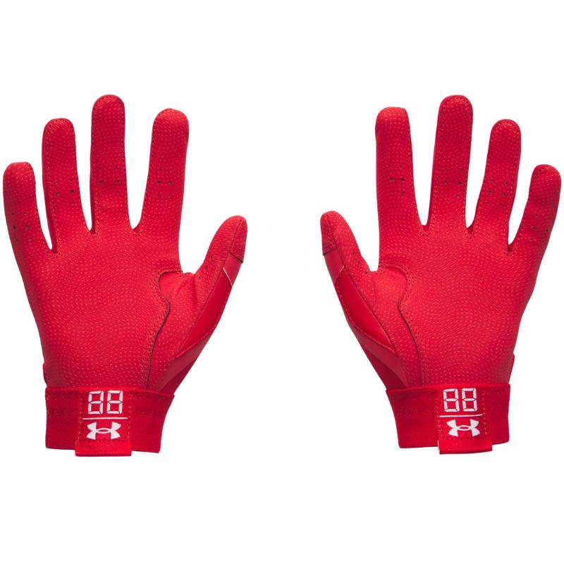 Under Armour (UA) Baseball Batting Gloves Under Armour (UA) Clean Up T-Ball Boys Red/Red/White palm 6000257