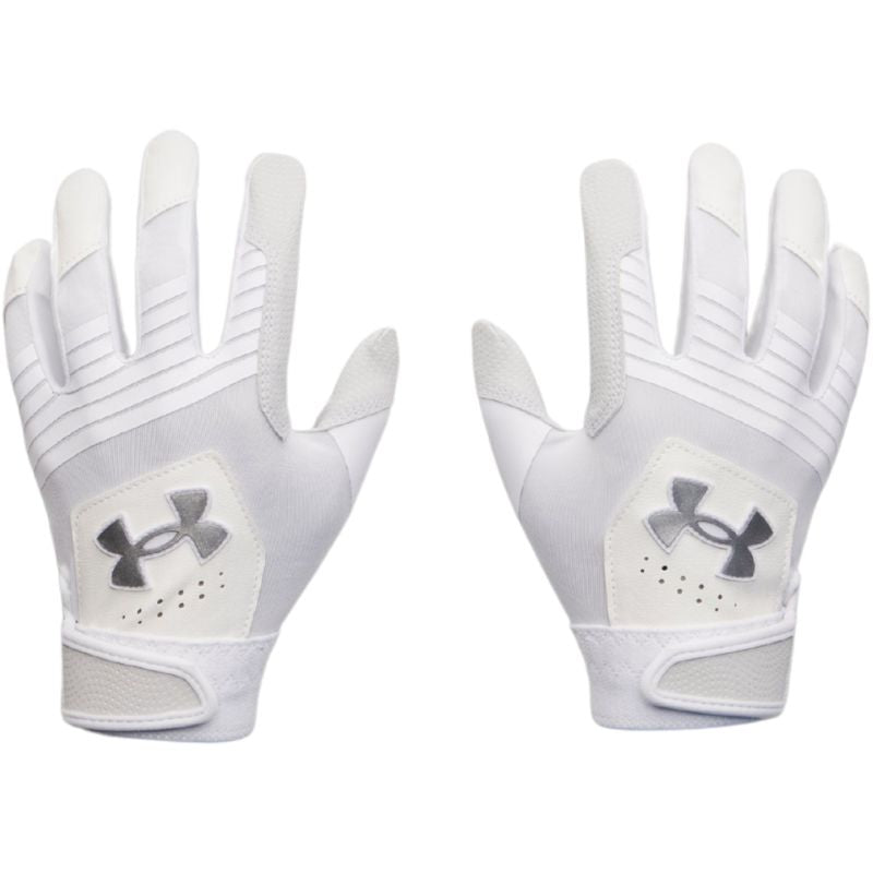 Under Armour (UA) Baseball Batting Gloves Under Armour (UA) Clean Up T-Ball Boys White/Silver 6000257