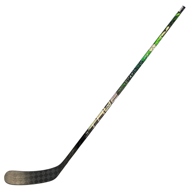True HRZDUS PX Pro Stock Hockey Stick The Ice Barn Right Handed (Green) 63" side diagonal with blade pointing left