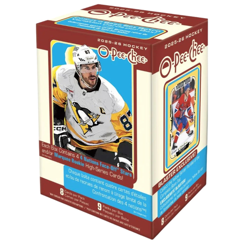 Upper Deck Sports Trading Cards Upper Deck O-Pee-Chee Hockey Collectible Cards 2025-26 Blaster Box