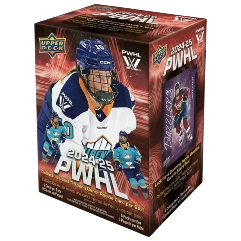 Upper Deck Sports Trading Cards Upper Deck PWHL Hockey Collectible Cards 2024-25 Blaster Box
