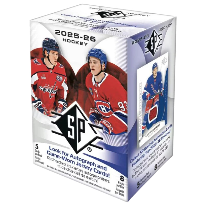Upper Deck Sports Trading Cards Upper Deck SPA Hockey Collectible Cards 2025-26 Blaster Box