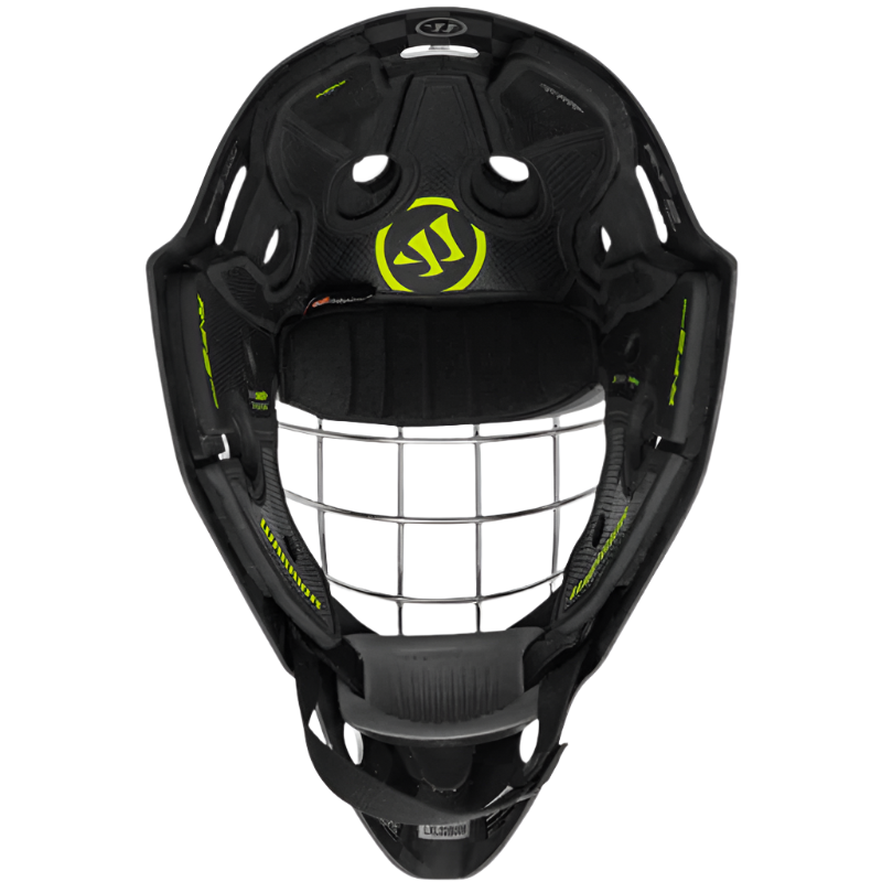 Warrior Goalie Masks Warrior F2 Pro Certified Square(2023) Senior White back showing interior