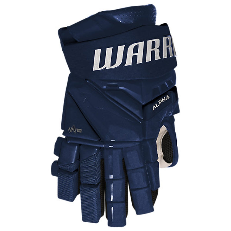 Warrior Hockey Protective Gear Warrior Alpha LX3 Pro Hockey Gloves Youth Navy