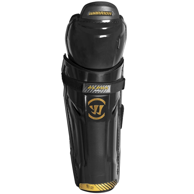 Warrior Hockey Shin Guards Warrior Alpha Pro (2026) Junior ALPSGJR6 Black 12"