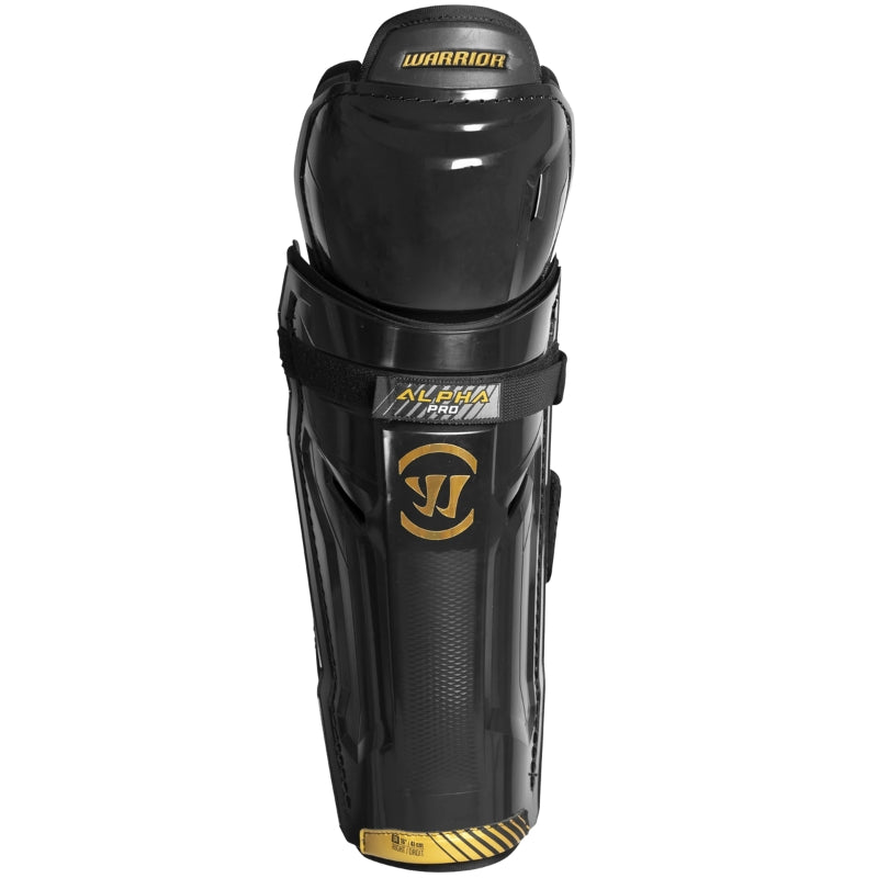 Warrior Hockey Shin Guards Warrior Alpha Pro (2026) Senior ALPSGSR6 Black 16"