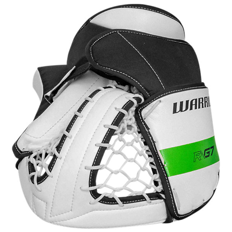 Warrior Ice Hockey Goalie Catchers Warrior Ritual G7 (2024) Youth White/Black/Green back