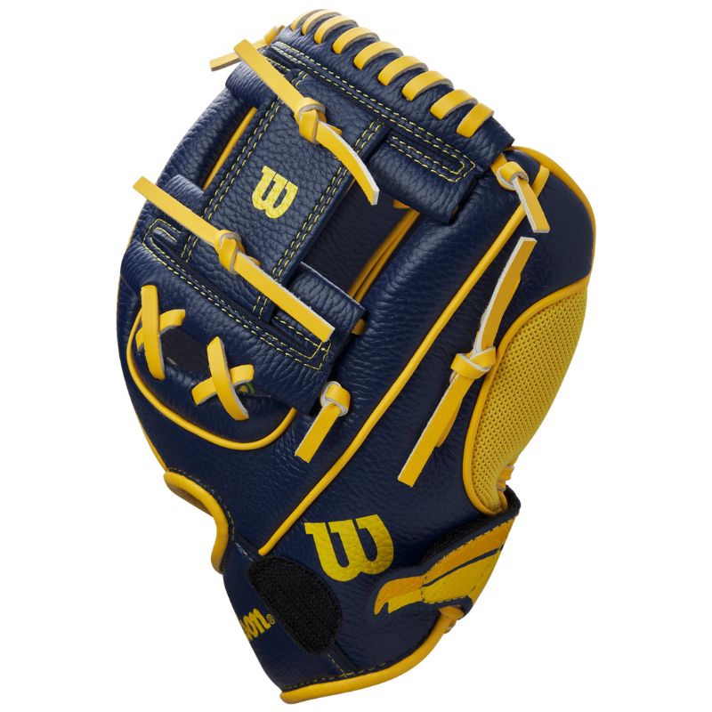 Wilson Baseball Gloves Wilson A200 Savannah Bananas 10" T-Ball (2026) Youth Banana YellowithNavy WBW10135910 RHT