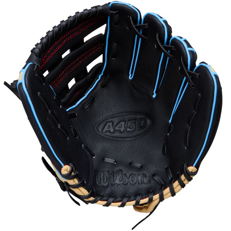 Wilson Baseball Gloves Wilson A450 11" Infield (2026) Youth Black/Blonde WBW10397811 RHT Right-hand throw