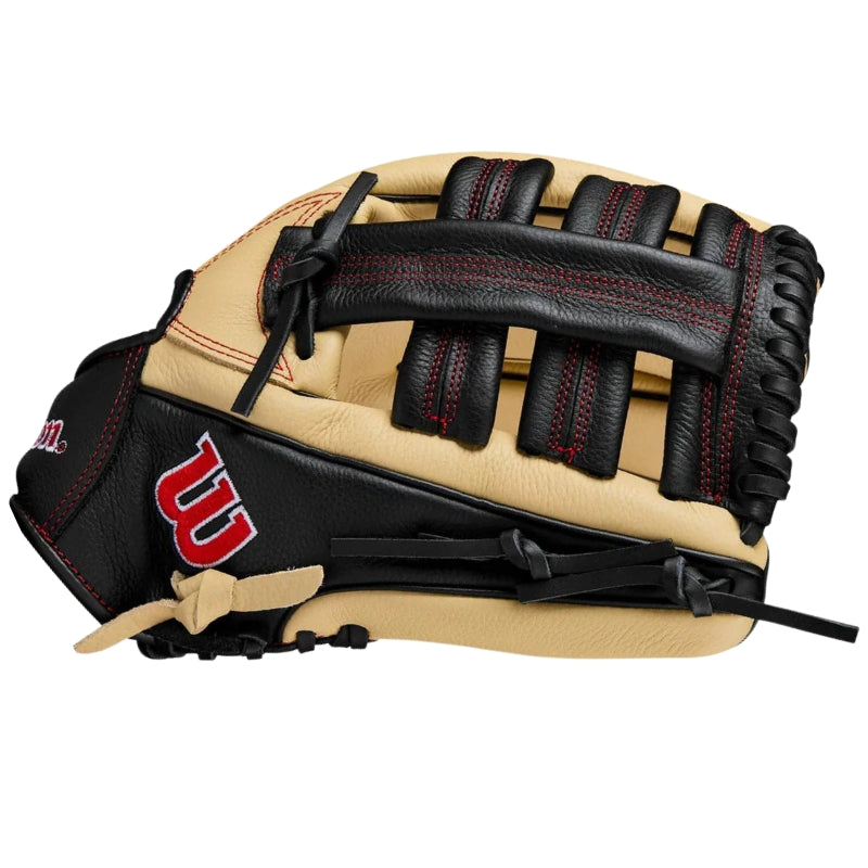Wilson Baseball Gloves Wilson A500 12.5 inch Outfield Baseball Glove Youth Right-hand throw