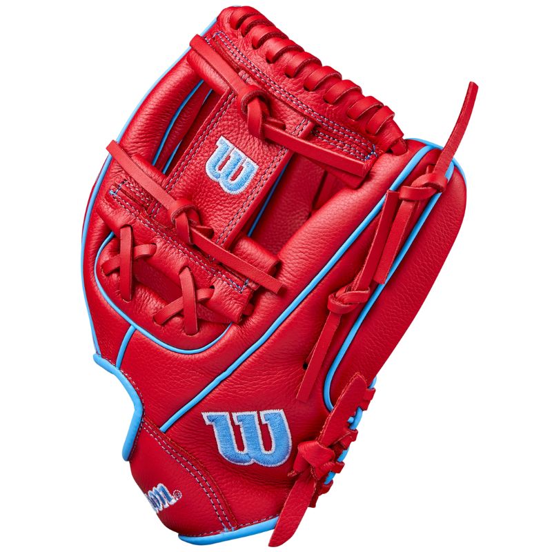Wilson Baseball Gloves Wilson A500 Utility 11.5" Infield (2025) Youth Red/Blue/White WBW102540115 RHT LHT