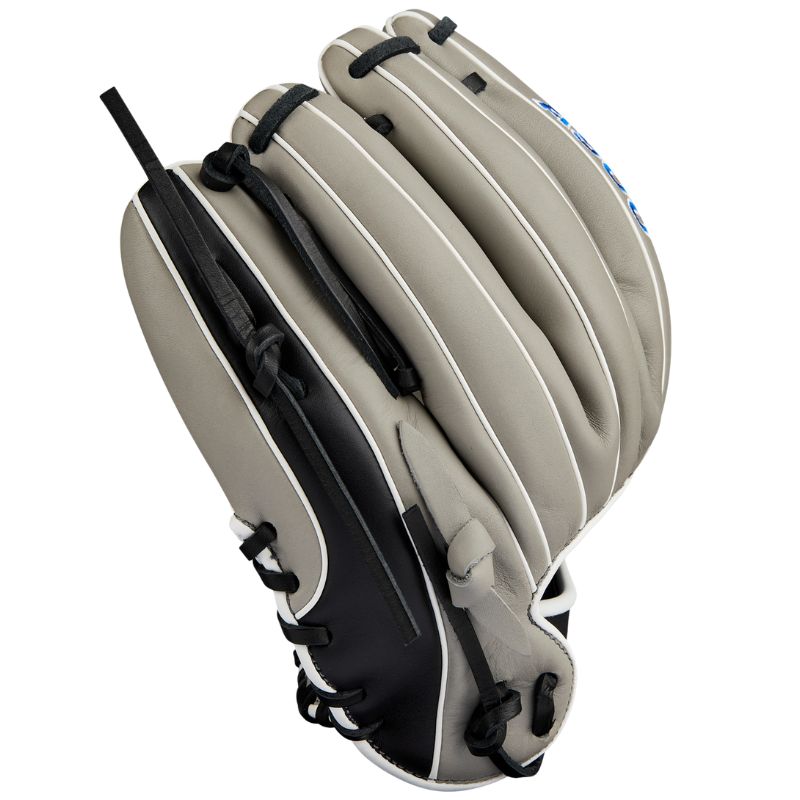 Wilson Baseball Gloves Wilson A900 PF1125 Pedroia Fit 11.25" Infield (2024) Youth Gray/Black/Royal WBW1025691125 RHT