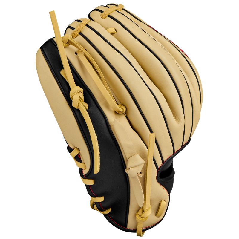 Wilson Baseball Gloves Wilson A900 PF115 Pedroia Fit 11.5-inch Infield (2024) Youth Blonde/Black/Red WBW102570 RHT