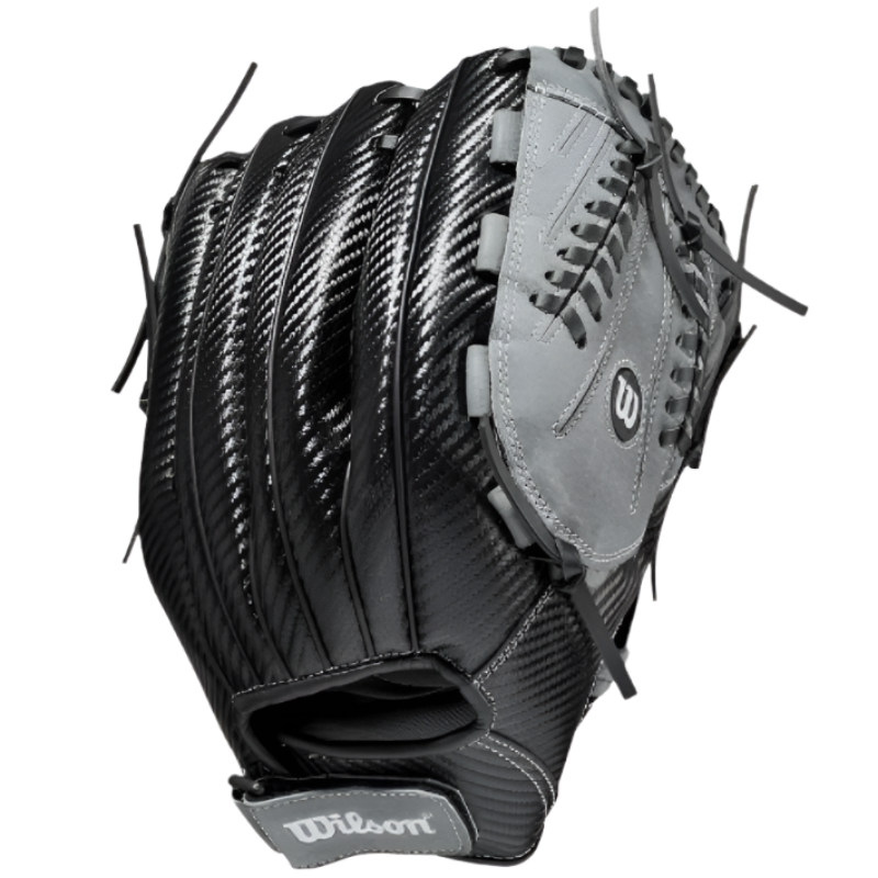 Wilson Softball Gloves Wilson A360 SP13 13-inch Slowpitch (2021) Adult Black/Gray WBW10019213