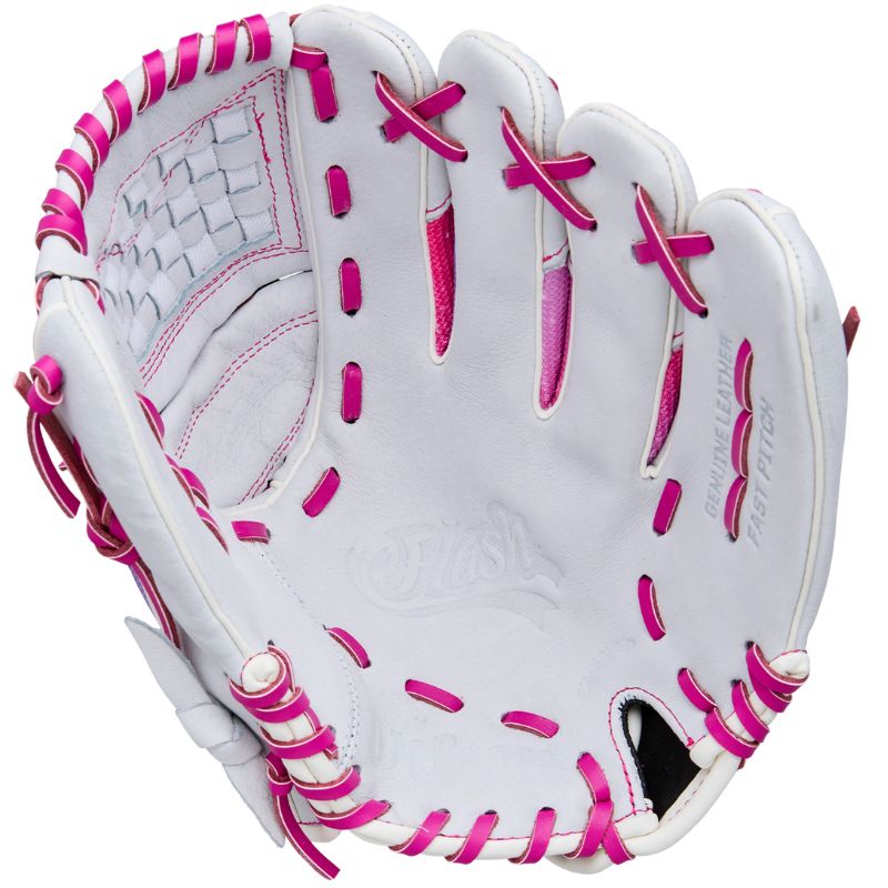Wilson Softball Gloves Wilson Flash 11.5-inch Fastpitch (2026) Youth White/Neon Pink WBW103985115 RHT