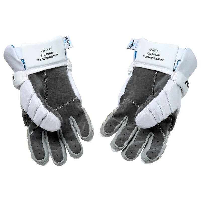 Winnwell Ringette Protective Gear Winnwell Athena Pro Knit Ringette Gloves Junior White HG0201K:JR